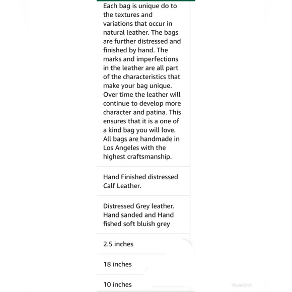 LILY & LOLA “Lisa” leather crossbody/shoulder bag - Picture 9 of 9